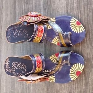 Corky's Floral Sandal, Size 7